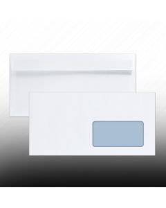 LA/4 (110 x 220 mm) szilikonos Boríték  jobb ablakos 45 x 90 mm (j20a20mm)